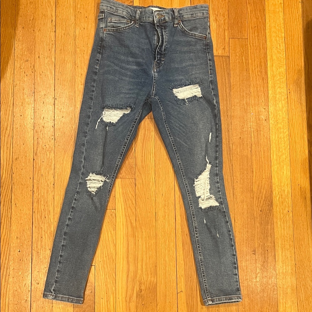 Topshop Jamie Light Blue Jeans